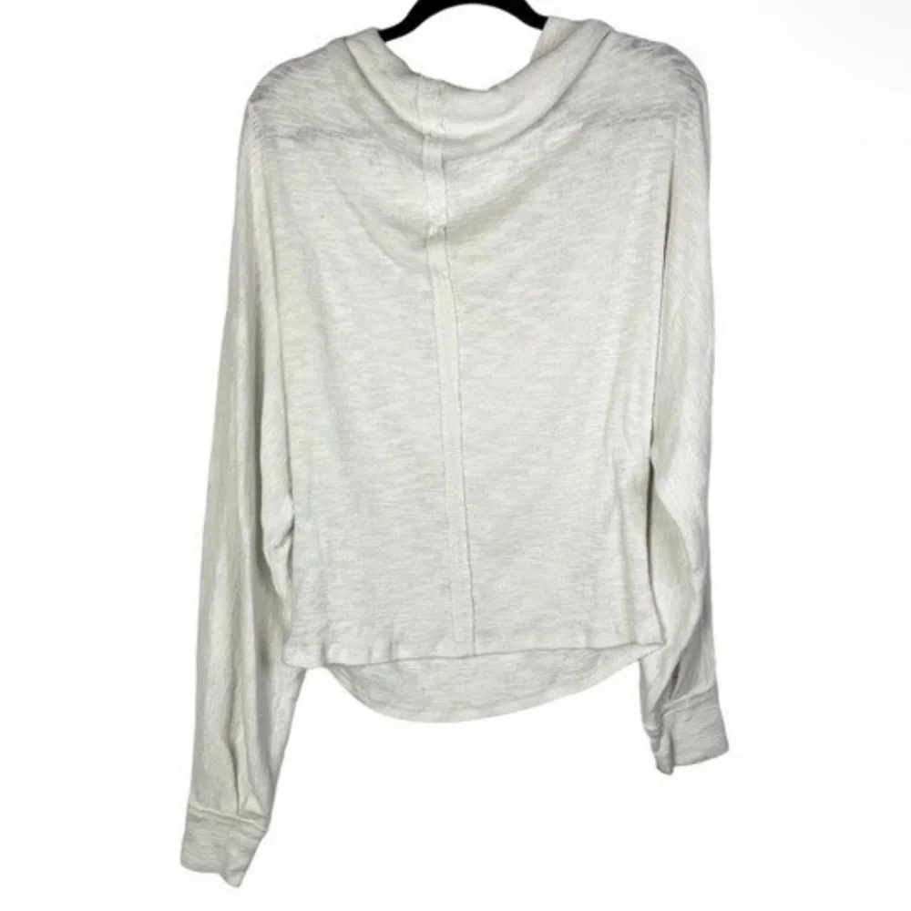 We The Free Off-the-Shoulder White  Sweater with Balloon Sleeves - Picture 4 of 4